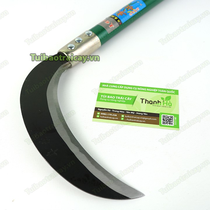 Liềm phát cỏ cán nhôm dài 40cm - D30