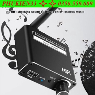 Đầu chuyển đổi âm thanh bluetooth 5.0 filicle d18 giắc cắm 3.5mm type-c usb tv