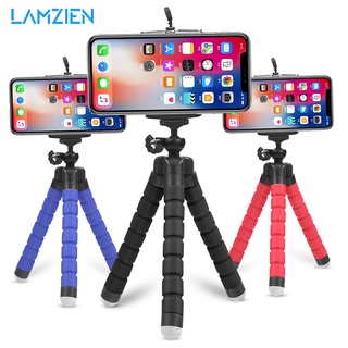 Giá đỡ 3 chân bạch tuột LAMZIEN linh hoạt cho Iphone Samsung Xiaomi Huawei Gopro 8 7 5