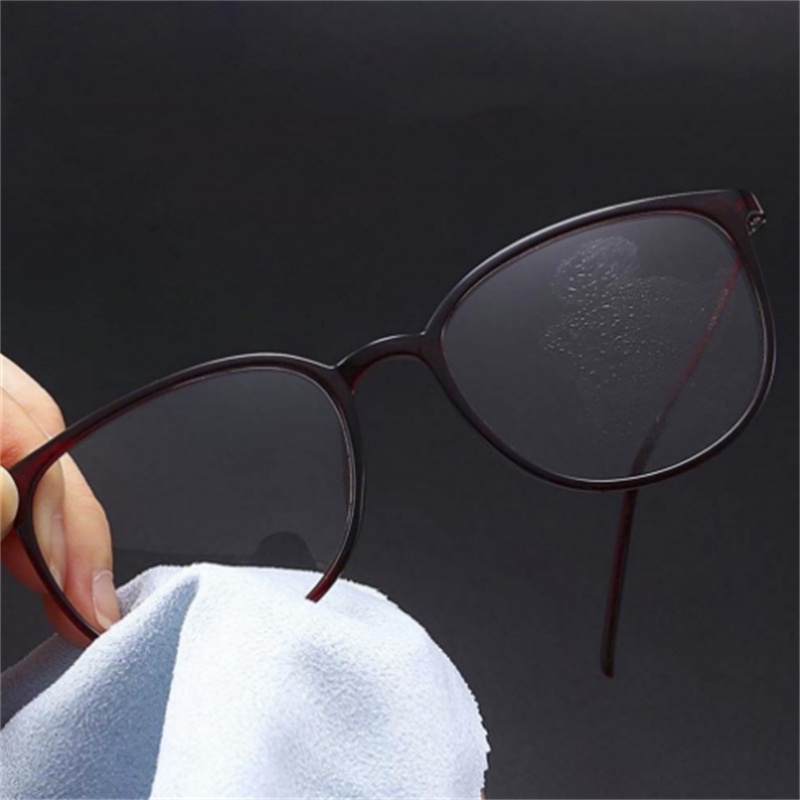 Set 3 Khăn Lau Kính Sợi Mềm Màu Sắc Ngẫu Nhiên