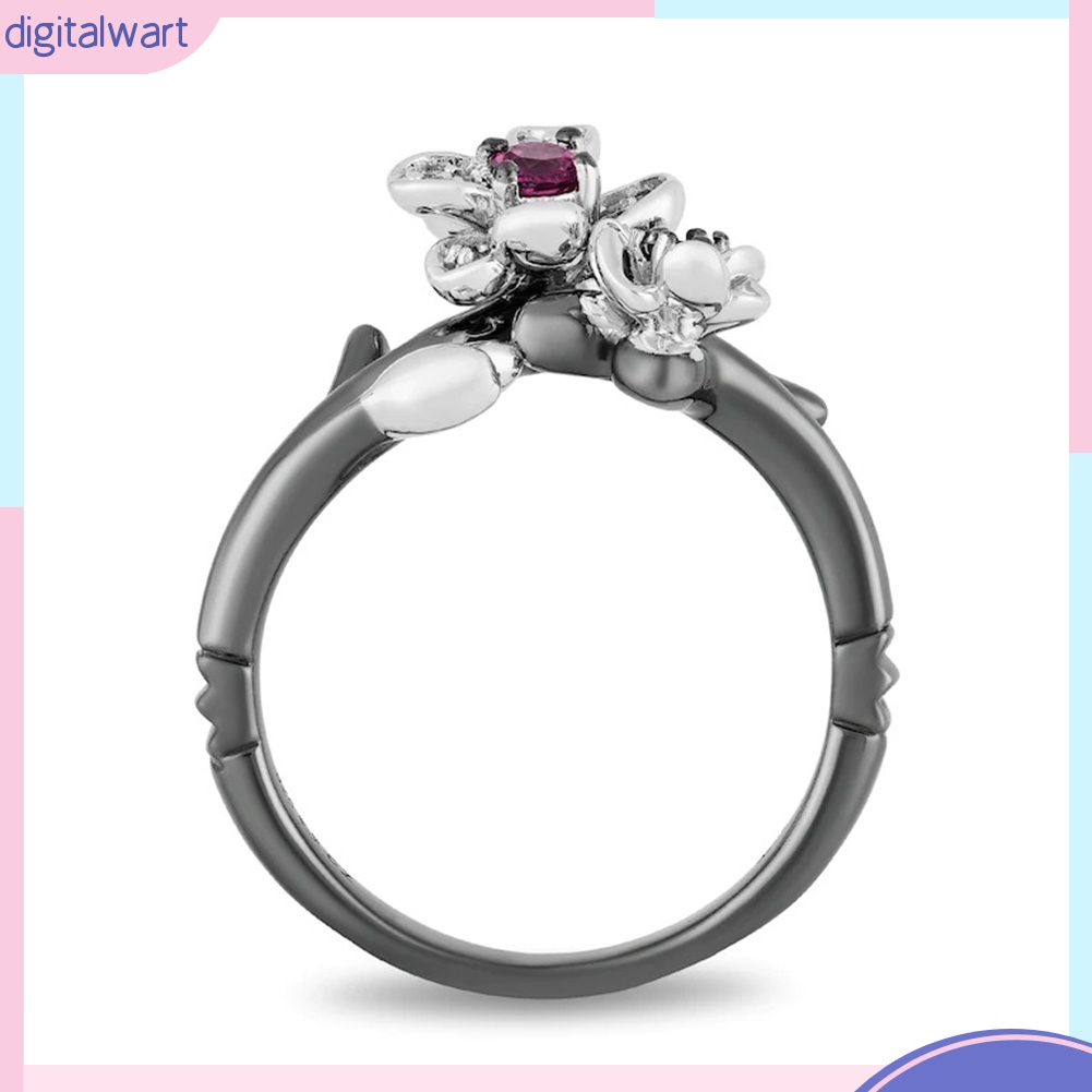 Bộ Trang Sức Họa Tiết Hoa Mận Đính Đá Thời Trang Cho Nữ