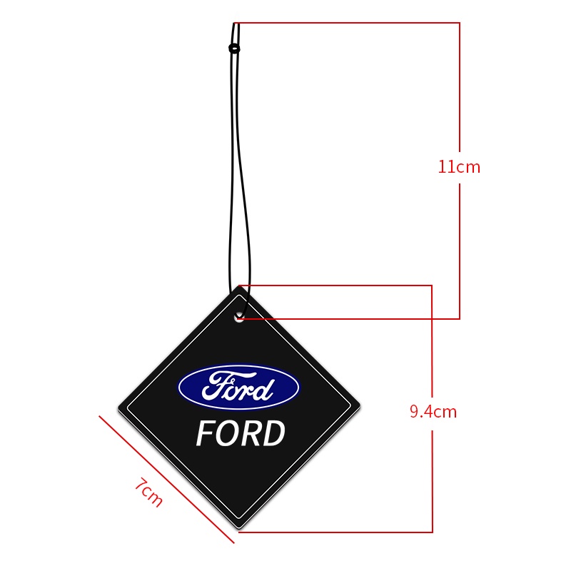 1 Dây Treo Nước Hoa In Logo Sáng Tạo Cho Xe Hơi Ford ST FOCUS 2 3 Mondeo Fiesta Kuga MK2 MK3 MK4