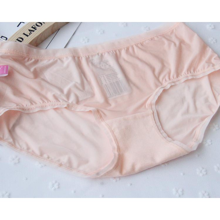 Caitian Underwear Female Middle Waist 30875 High Waist 30876 Thin Ice Silk Quick-Drying No Trace Breathable Flat Angle L