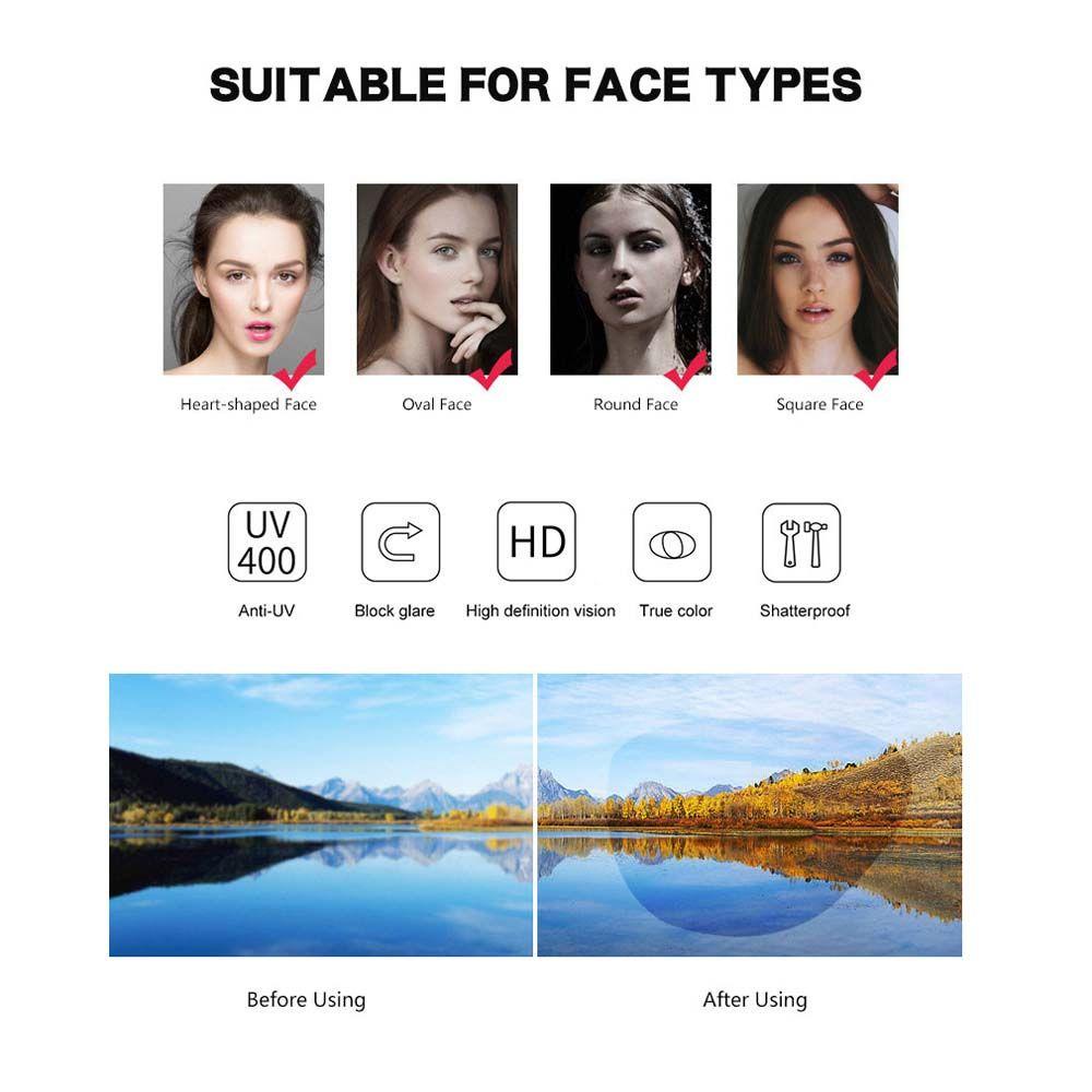 IVORY Kính Mát Một Mảnh Chống Phản Quang Thời Trang Mùa Hè Cho Nam Nữ