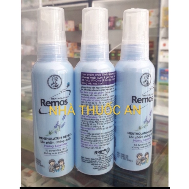 Remos xịt chống muỗi - Remos IB thoa