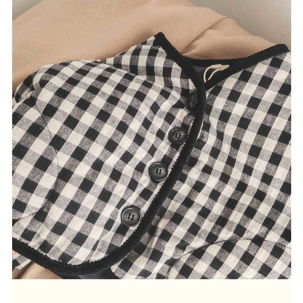 Áo khoác phao dáng rộng phong cách Hàn Quốc thời trang mùa đông 2023 cho bé