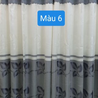 Rèm cửa họa tiết vải gấm