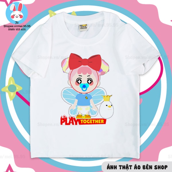 Áo thun Play Together giá rẻ - Cute Baby - Hình in cực nét dễ thương