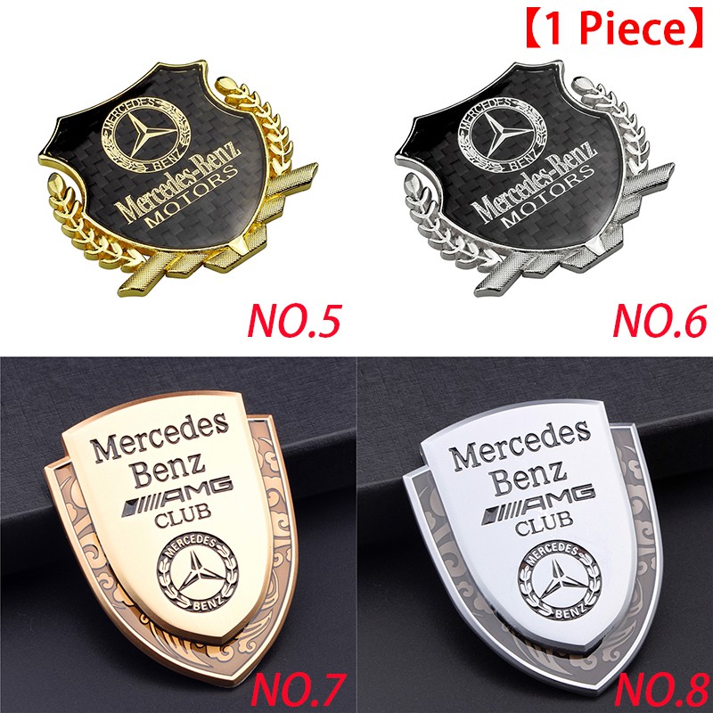 Logo dán trang trí xe Mercedes Benz