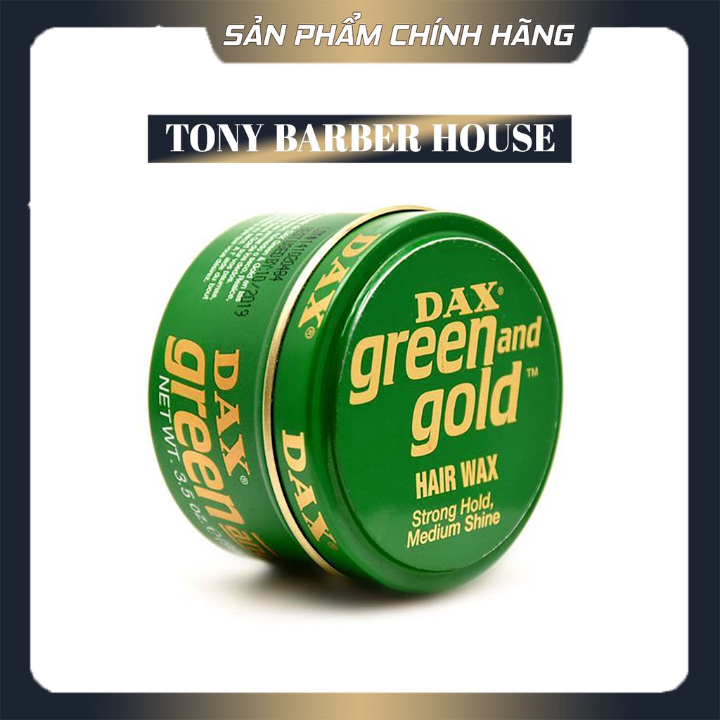 Pomade tạo kiểu tóc Dax Green And Gold 103ml