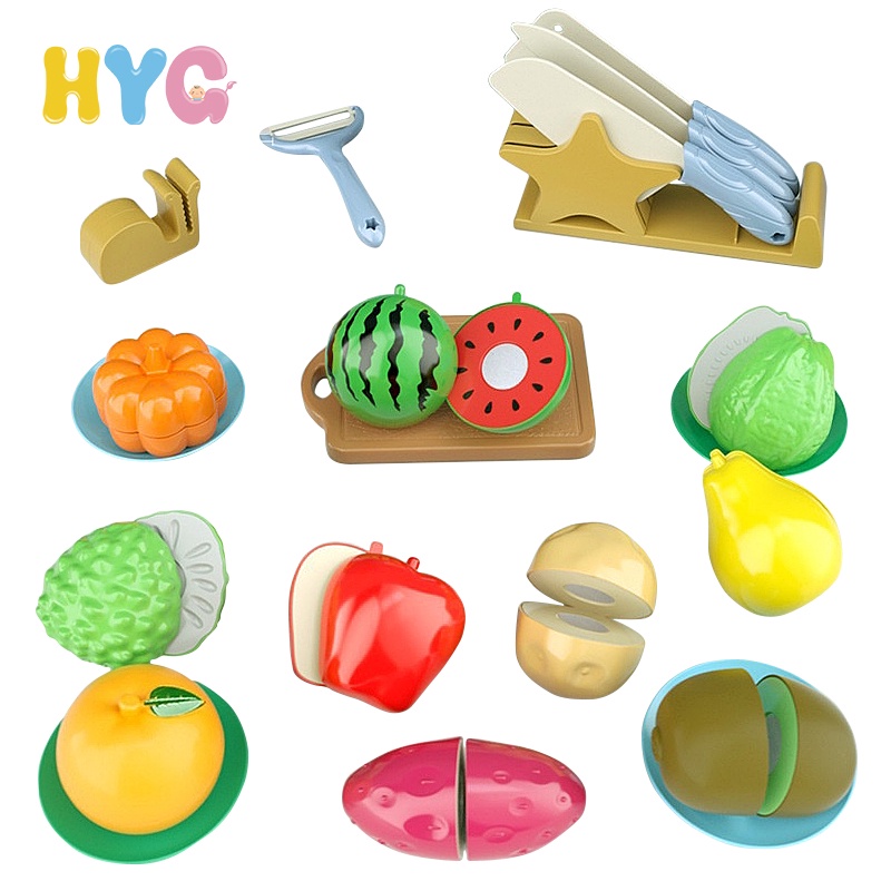 Bộ đồ chơi HYG Toys cắt trái cây rau củ làm bếp thú vị cho trẻ em