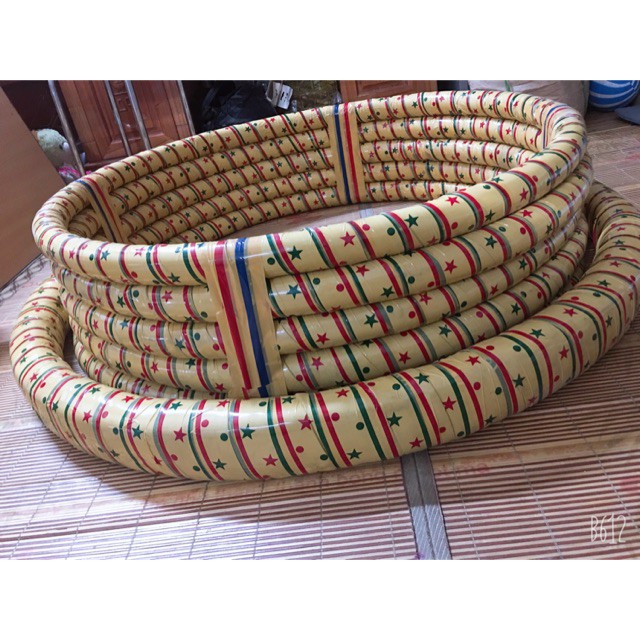 Vòng lắc mây giảm eo chập đôi Size khủng nặng 3kg giúp giảm mỡ bụng cực nhanh