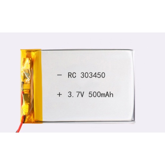 Pin Lithium - Ion 3.7V 303450 500mah