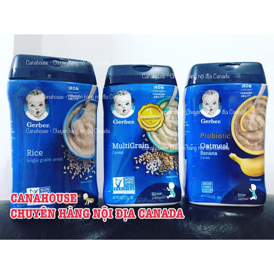 Bột ăn dặm Gerber 227gr