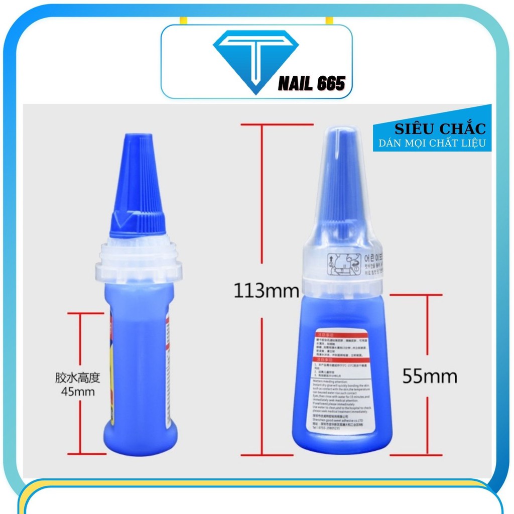 Keo 401 , Keo gắn móng đính đá siêu trắc, 20g