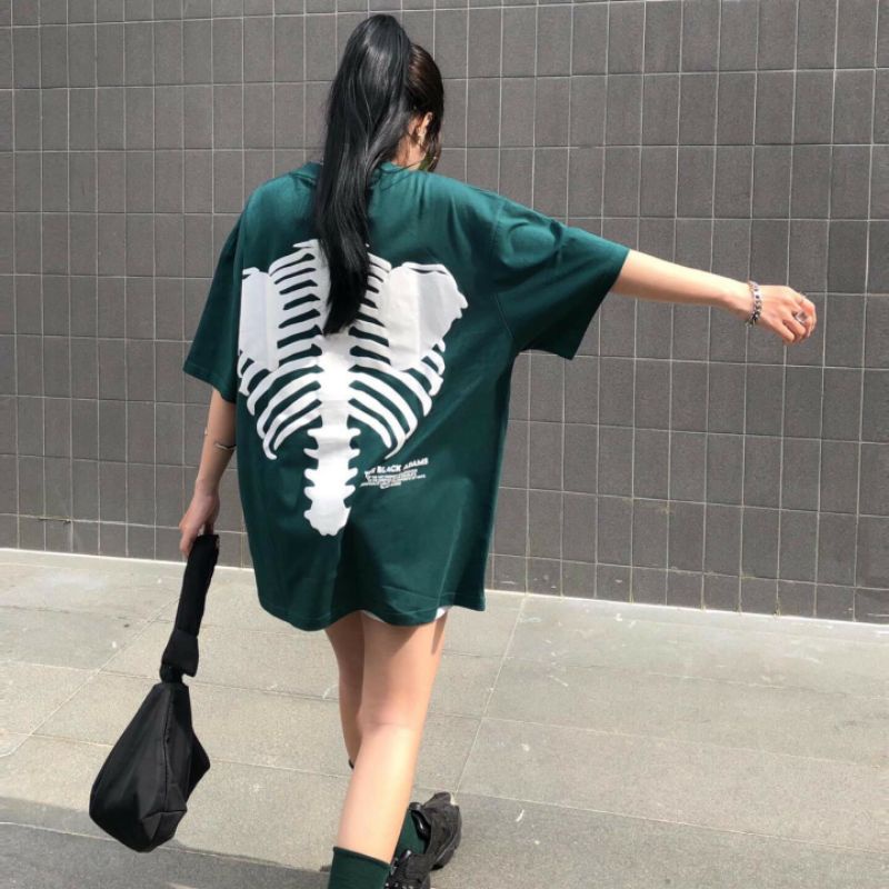 Áo thun tay lỡ nam nữ unisex form rộng My MOOD; HAPPY; XƯƠNG CÁ ullzang vải cotton mịn giá rẻ mặc đơn đôi nhóm