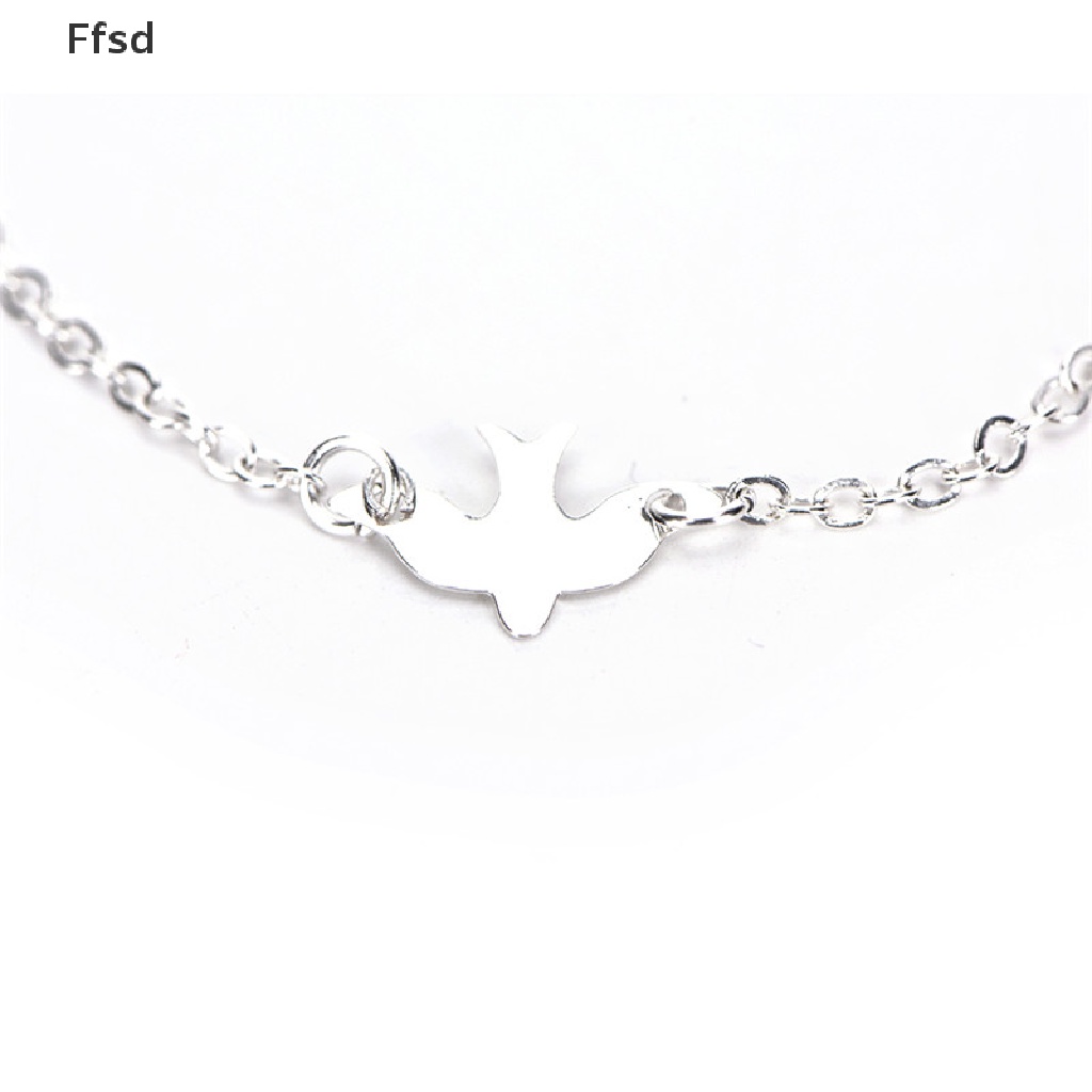 {Ffsd} Vòng Đeo Tay Hình Chim Bồ Câu Nhỏ Nhắn Hòa Bình Bay Dễ Thương *
