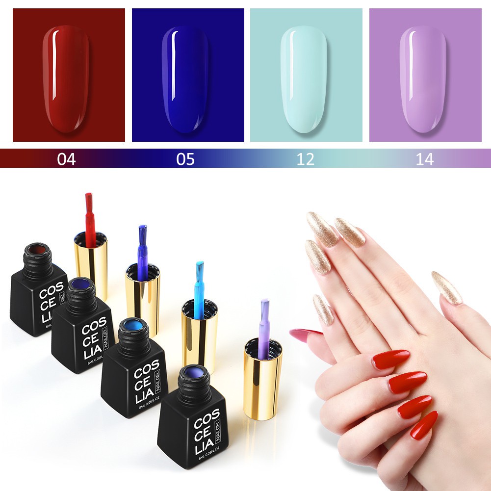 [Hàng mới về] Gel sơn móng tay Coscelia 8ml 40 màu hợp thời trang tùy chọn