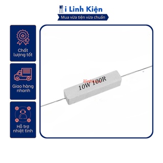 Điện trở sứ 10w 100r 5% chất lượng tốt