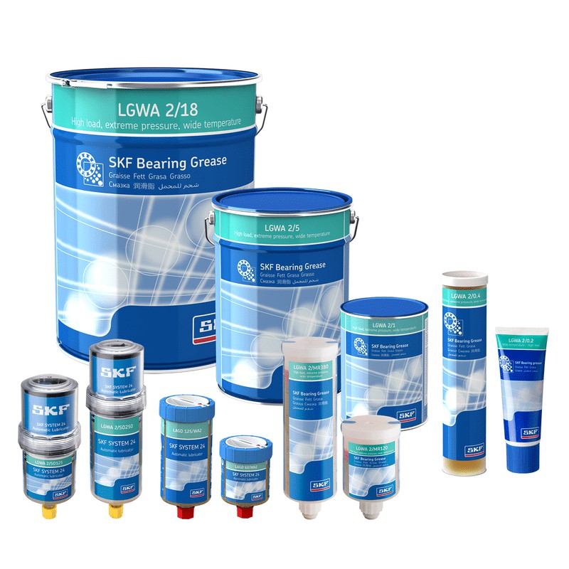 Mỡ bò bôi trơn SKF LGWA 2/1- Dãy nhiệt độ hoạt động rộng từ –30°C đến +140°C. Cam kết hàng chính hãng tập đoàn SKF