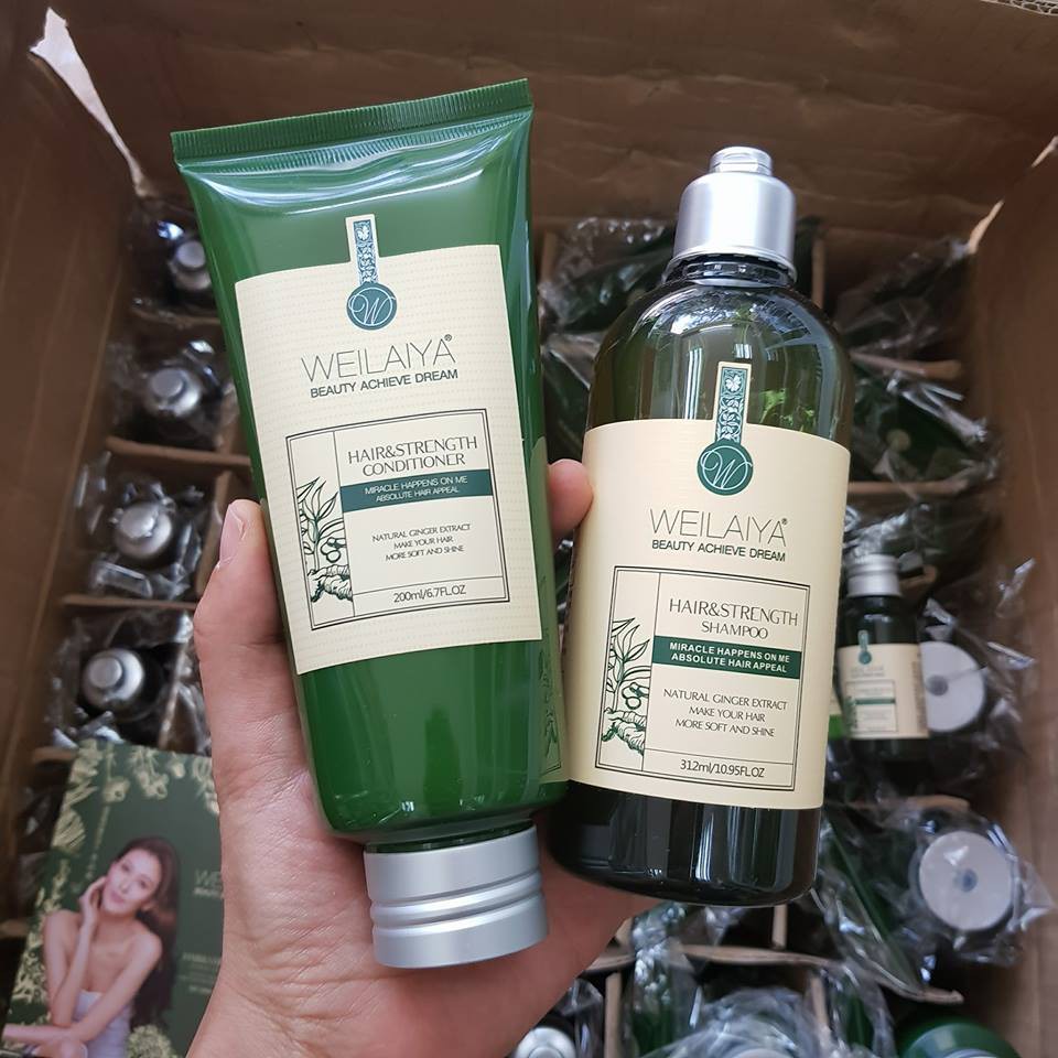 Sale giá gốc gội xả gừng xanh và nâu 312ml - 200ml (tặng kèm mini 30ml - 20ml) | BigBuy360 - bigbuy360.vn