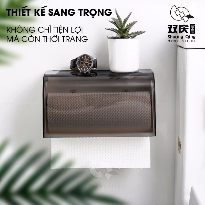 Hộp Đựng Khăn Giấy Dán Tường SHUANGQING Cho Nhà Vệ Sinh, Phòng Tắm SQ-5099