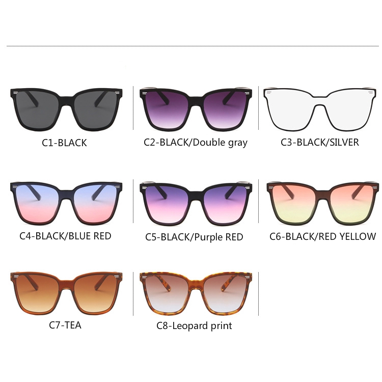 Kính mát đi biển thời trang khung lớn mới 2020