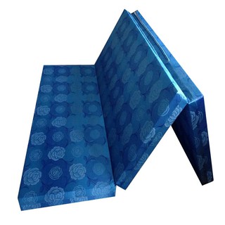 Đệm 1mx1m95x5cm Bông Ép Gấp 3 Thoáng Mát Bền Đẹp Dễ Di Chuyển