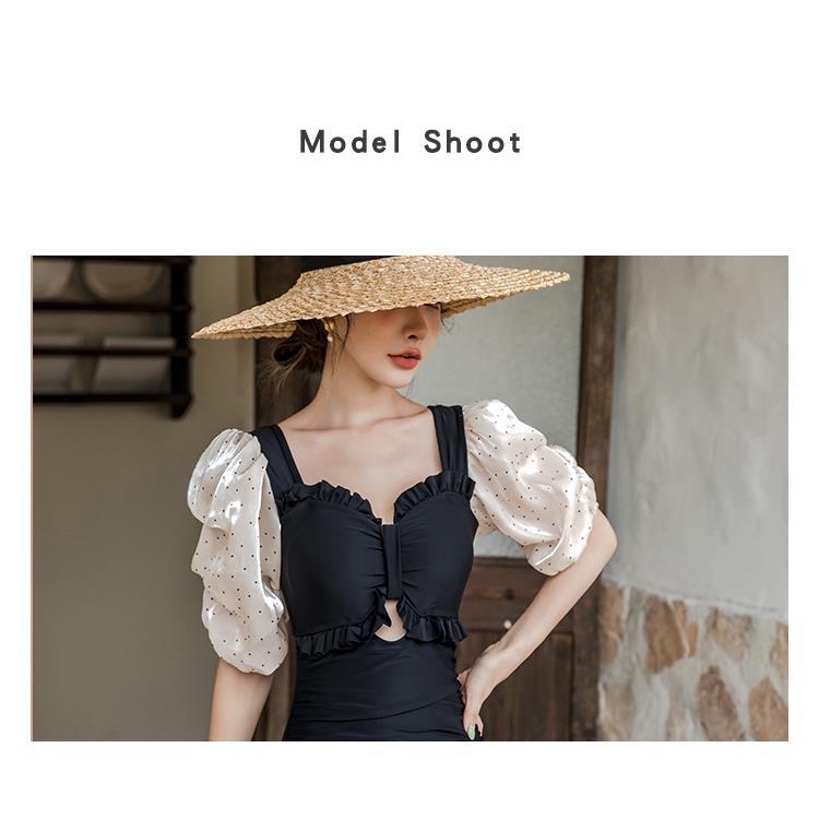 Bộ Đồ Bơi Một Mảnh Phong Cách Mori Mẫu Mới Thời Trang Mùa HèCho Nữ