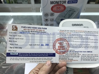 Máy do huyết ap Omron Hem 7121