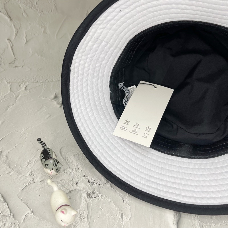 Cặp nón kết mũ lưỡi trai - bucket mạc sắt PRA hai màu phối đơn giản cá tính hot trend nam nữ