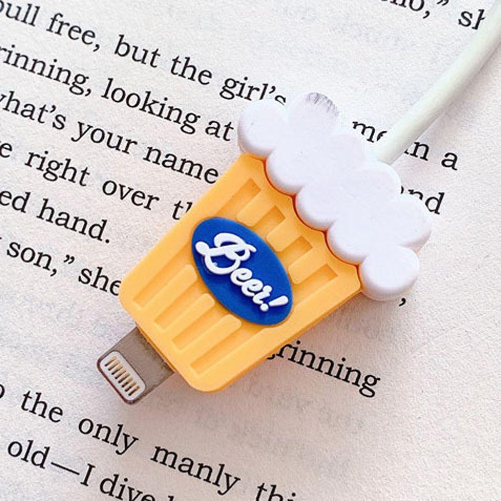 Phụ Kiện Bảo Vệ Dây Cáp Sạc USB Hình Lon Nước Hoạt Hình Dễ Thương