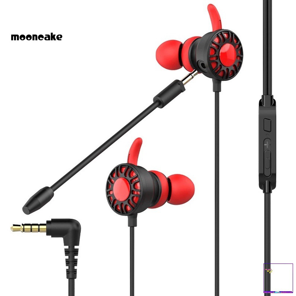 Tai Nghe Nhét Tai Jack 3.5mm Bass Trầm Có Micro Và Dây Kép