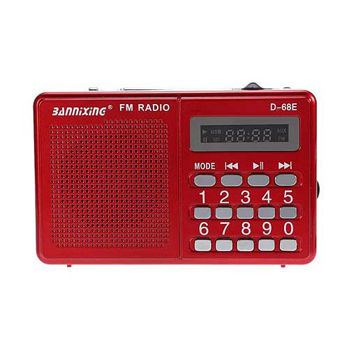 Đài radio cổng USB D 68E chất lượng tốt dành cho bố mẹ ông bà