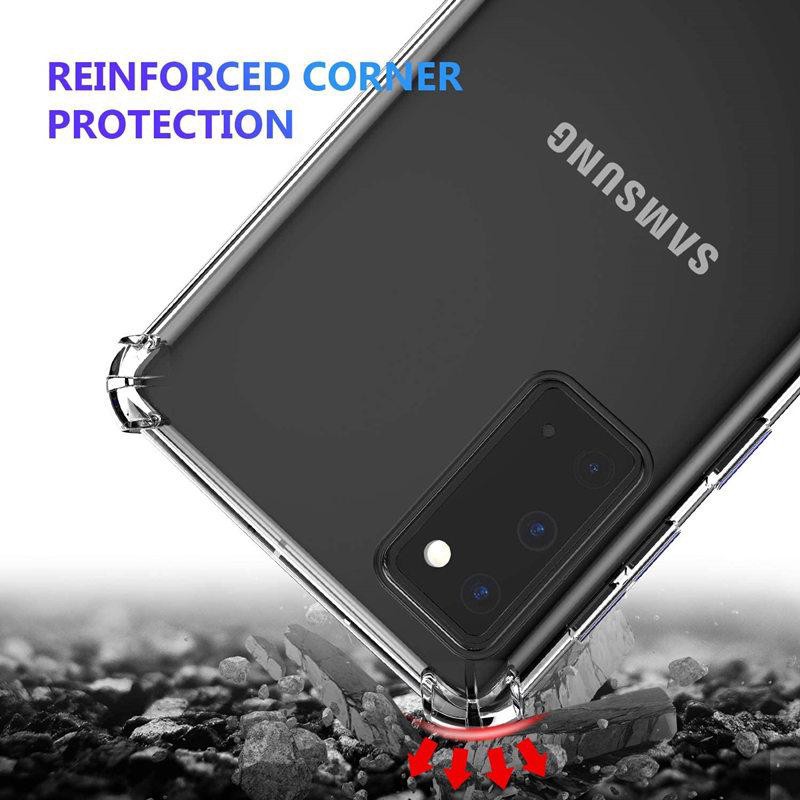 Ốp lưng Samsung Galaxy mềm trong suốt chống sốc cho A12 A02s M51 A21s A11 A31 A51 A71 M11 M21 M31 M30s S10PLUS NOT 8 S20