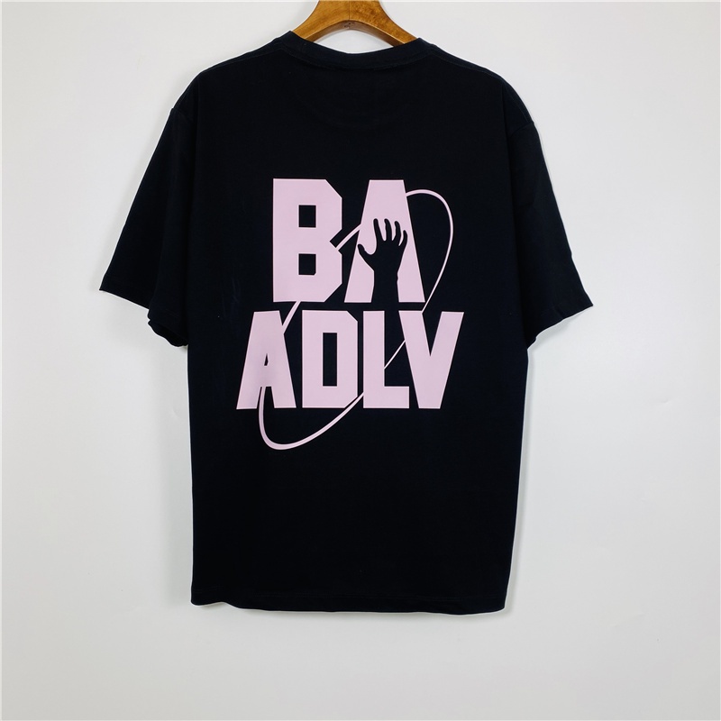 ADLV Áo Thun Cotton Tay Ngắn Dáng Rộng In Hình Bánh Donut Cho Nam Nữ