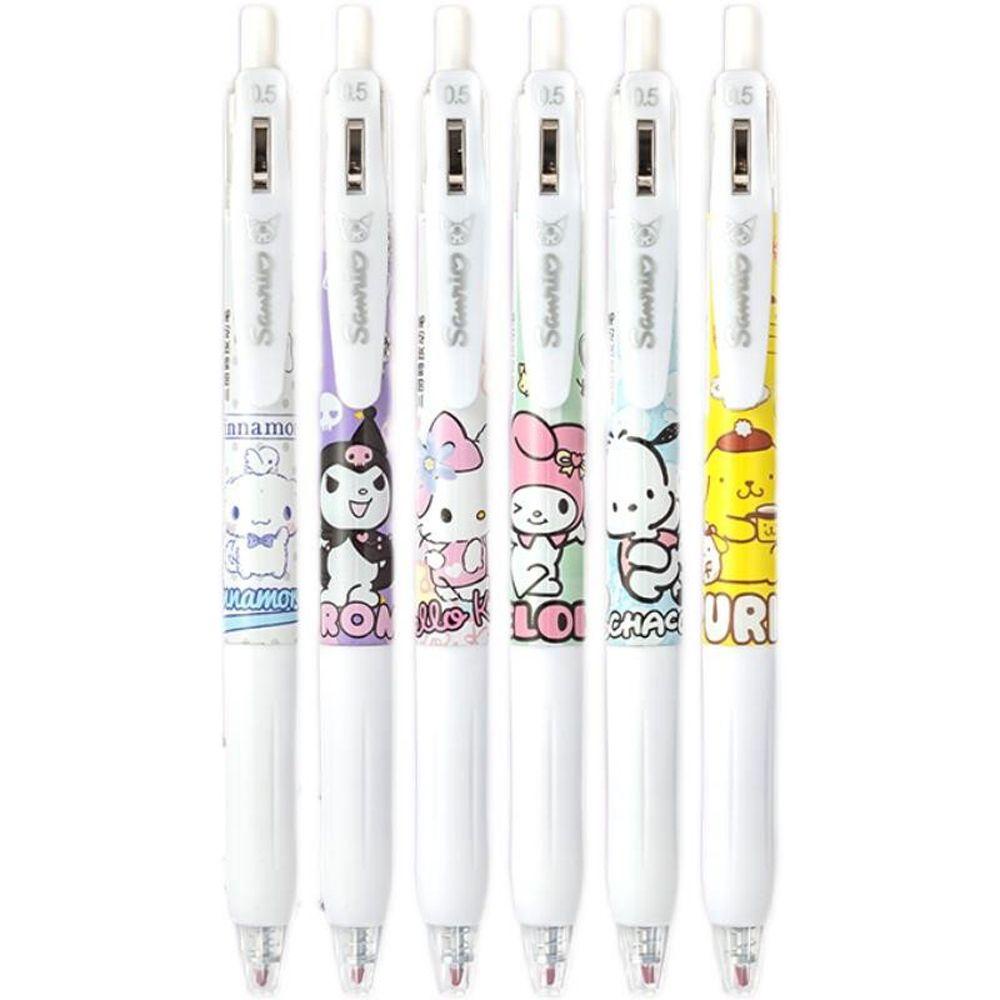 Bút Bi Mực Đen Nhanh Khô Họa Tiết Hoạt Hình Đáng Yêu