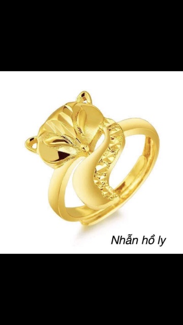 Nhẫn Bát Nhã Tâm Kinh tặng Nhẫn Hồ Ly cho nam nữ yêu nhau may mắn tài lộc