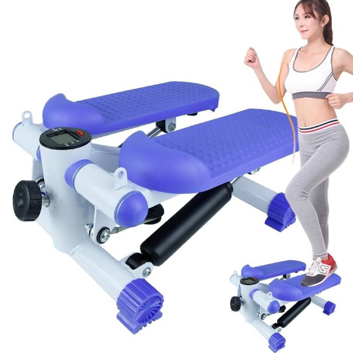 Máy chạy bộ đi bộ bằng cơ không dùng điện mini stepper® - Tặng dây cáp tập tay + dầu bôi trơn dự phòng, bảo hành 2 năm