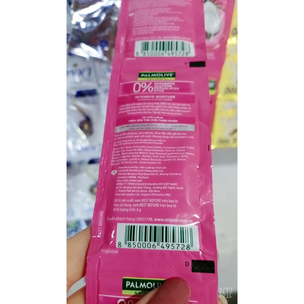 😉 Dầu gội xả Pamoli dừa loại dây 10 gói nhỏ😉