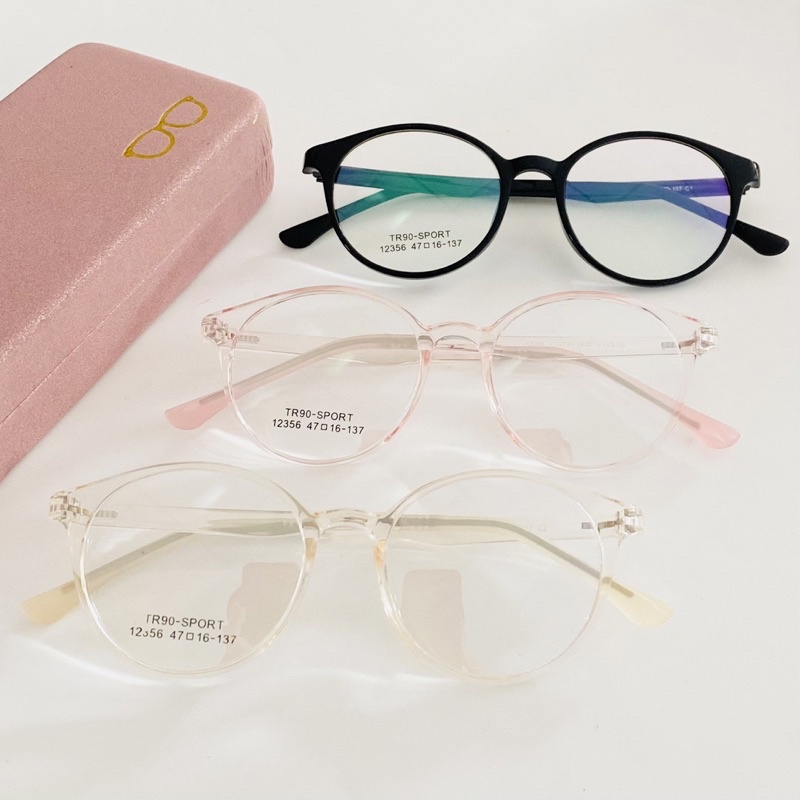 [ KÍNH TRẺ EM ] Gọng kính cận nhựa trẻ em nam nữ TR-90 gọng nhựa Hàn QUỐC dáng tròn siêu nhẹ