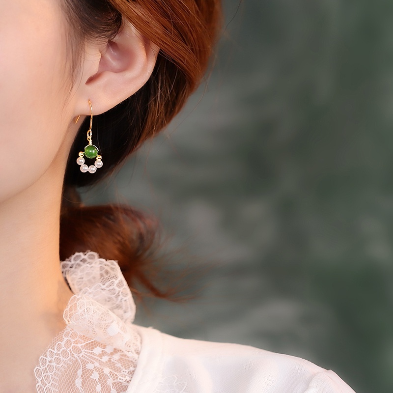 Bông Tai Ngọc Trai Thời Trang Cho Nữ