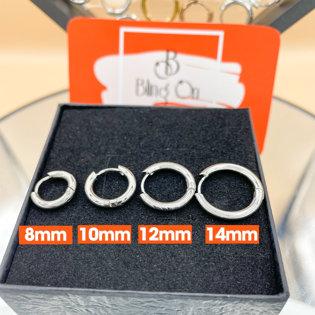 Bông Tai Nữ Trơn Tròn Bông Tai Bạc Nữ Đẹp Khuyên Tai Bạc Nữ Trơn Giá Rẻ