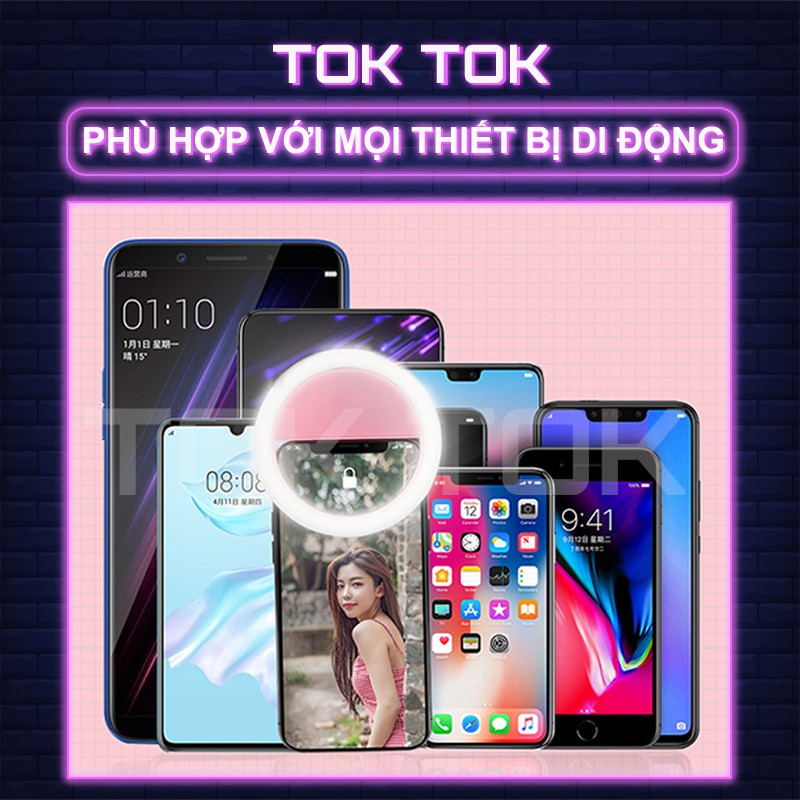 Đèn Selfie chụp ảnh trợ sáng điện thoại di động sạc pin tiện lợi – TOKTOK | BigBuy360 - bigbuy360.vn