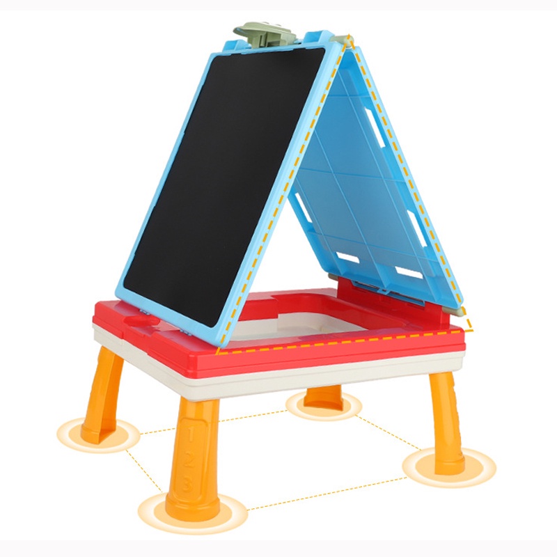 Bảng Viết Vẽ 2 Mặt Chân Chữ A Loại Đẹp Cho Bé Phát Triển Tư Duy Trí Tuệ kèm bộ cờ cá ngựa