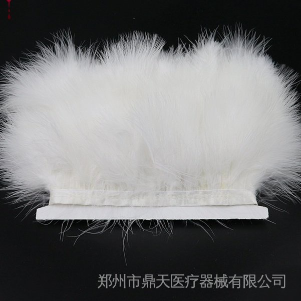 1 yard trang trí lông vũ / lông mịn tĩnh mạch / quần áo đầy đủ fluffy vải tự làm