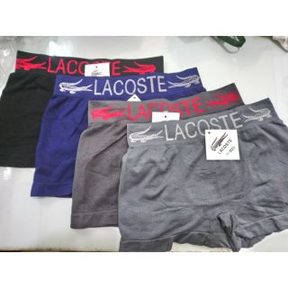 Quần lót đùi boxer vải cotton dệt lacoste