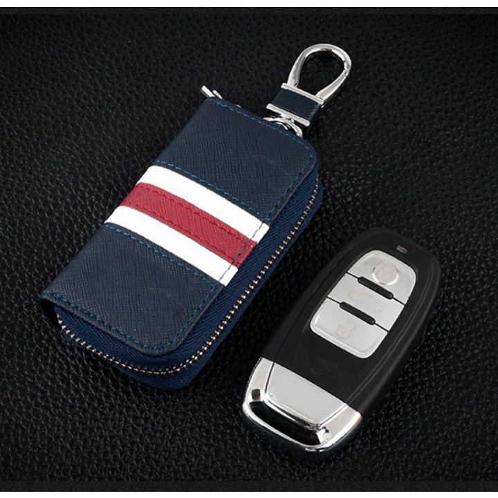 Bao Da Đựng Chìa Khóa Xe Hơi Peugeot Audi toyota honda mazda benz bmw Geely Land Rover Ford Ốp