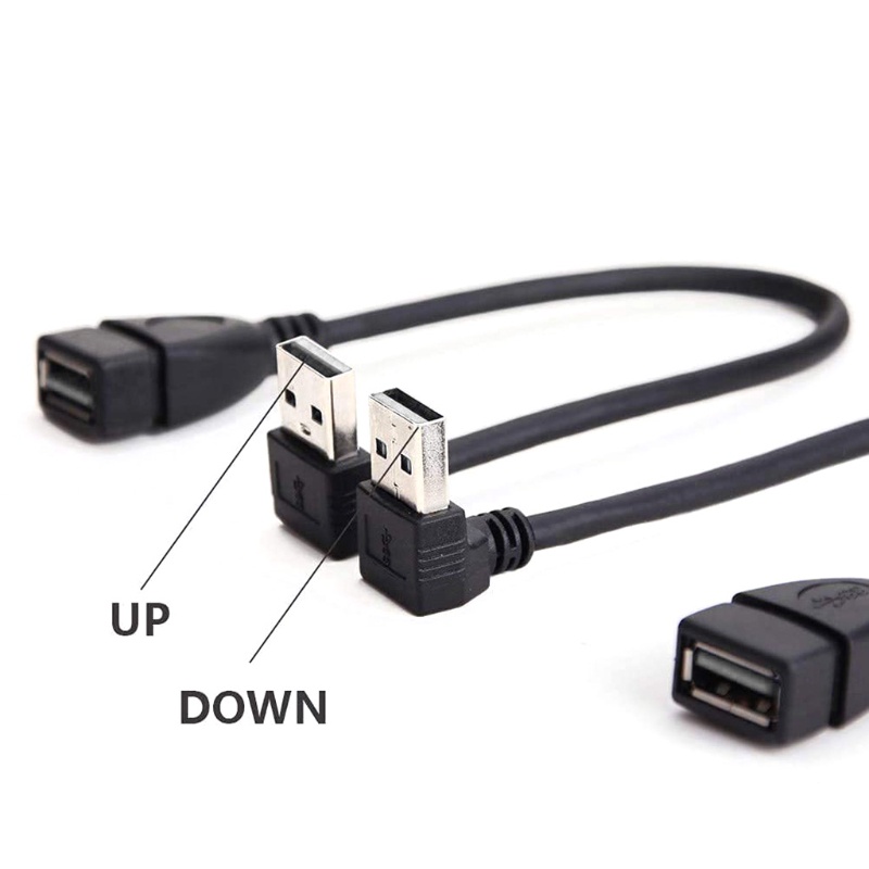 Dây cáp mở rộng chuyển đổi USB 2.0 90 độ 25/50cm