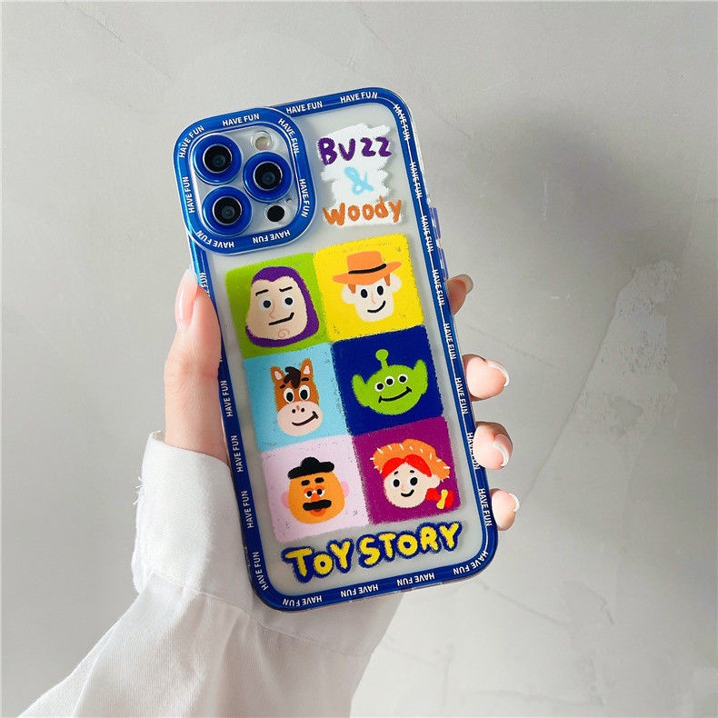 Ốp điện thoại họa tiết hoạt hình thích hợp cho iPhone 12 11 13 Pro Max 7 8 Plus SE 2020 13 PRO XR XSMAX P8Jyt